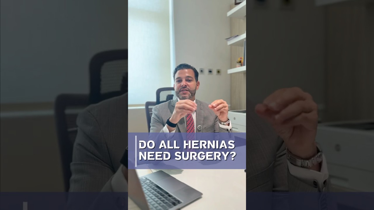 Do all Hernias need surgery? | Hernia Symptoms, Causes & Treatment in Dubai FAQs #4 | Dr Sherif Awad