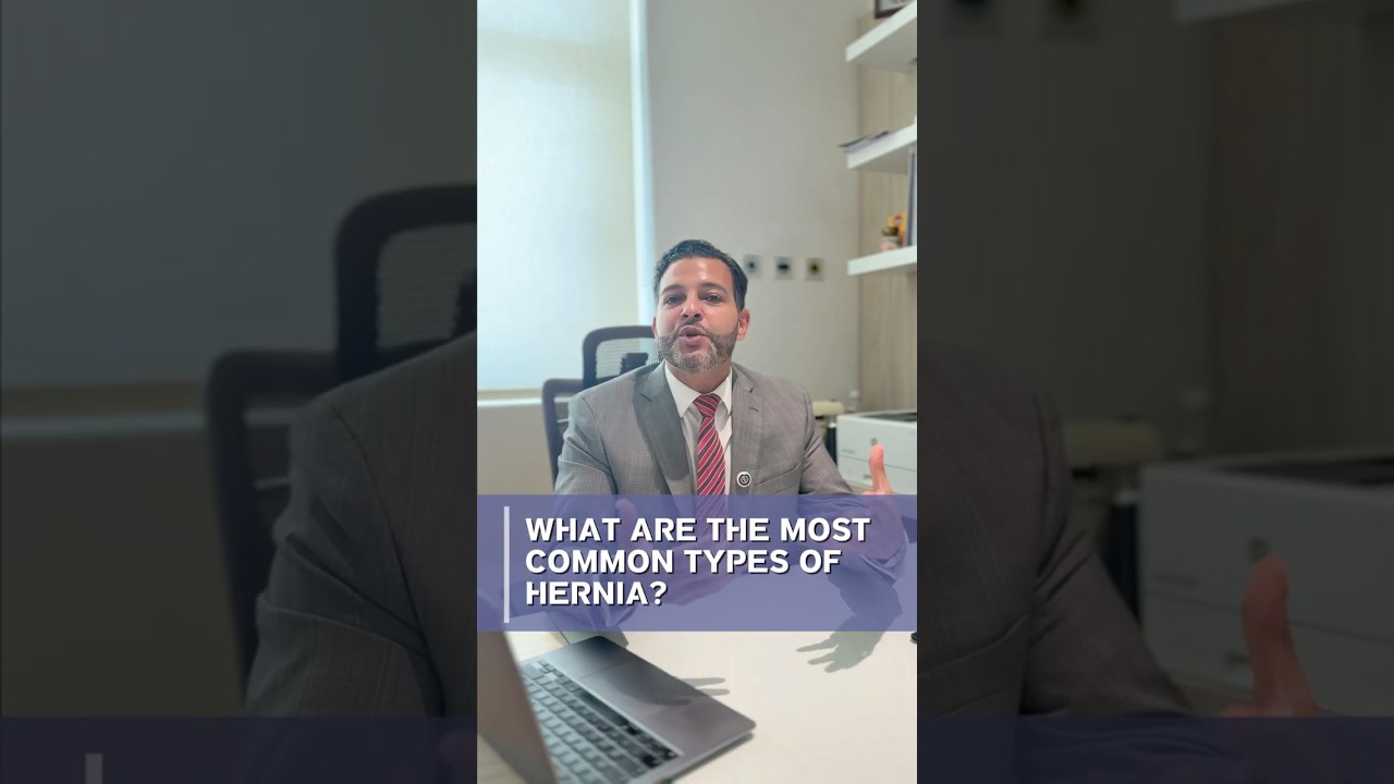 The most common types of Hernia? | Hernia Causes & Treatment in Dubai FAQs #2 | Dr Sherif Awad