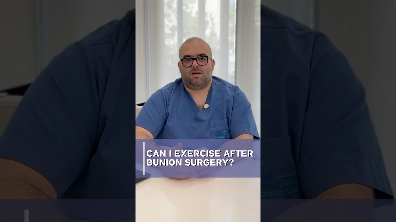 Can I Exercise After Bunion Surgery? Bunion Surgery in Dubai FAQ’s – Part 10  Dr. Ibrahim Haidar