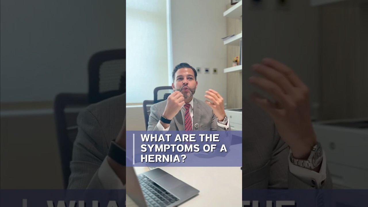 What are the symptoms of Hernia? | Hernia Causes & Treatment in Dubai FAQs #3 | Dr Sherif Awad