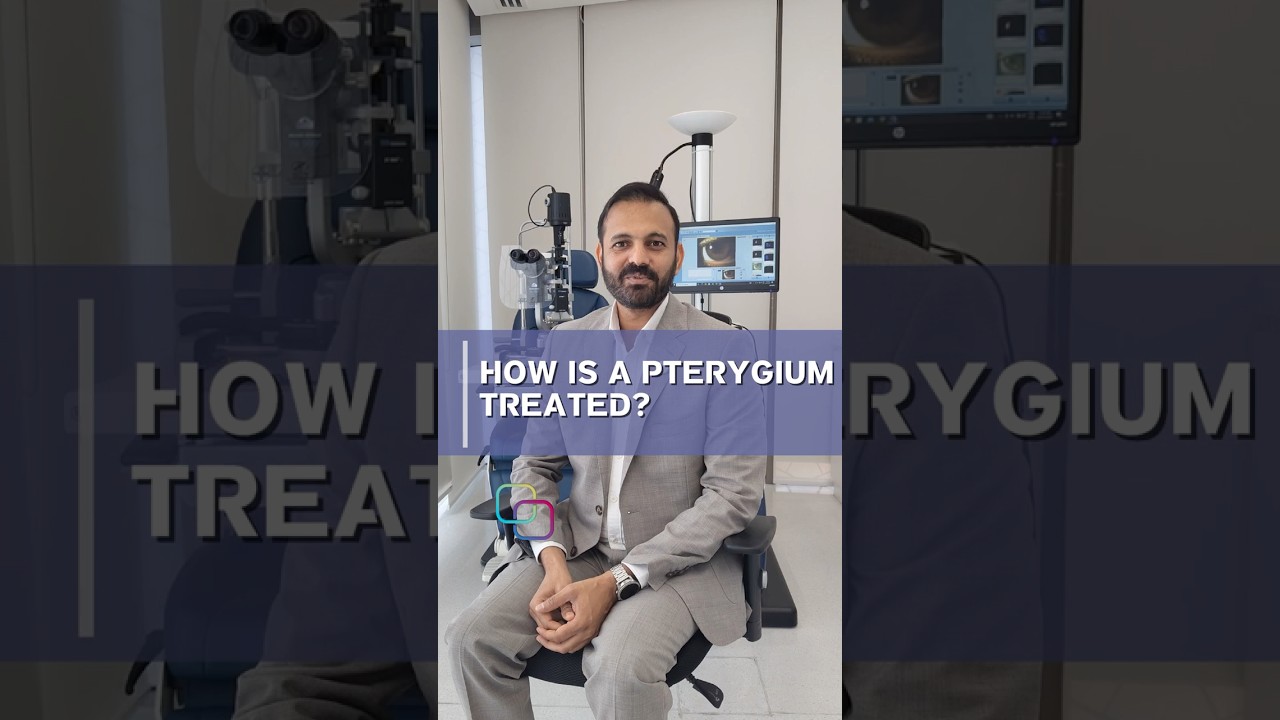 How is a pterygium treated? | Pterygium Surgery FAQs Part 3 | Dr. Anurag Mathur, Eye Surgeon Dubai