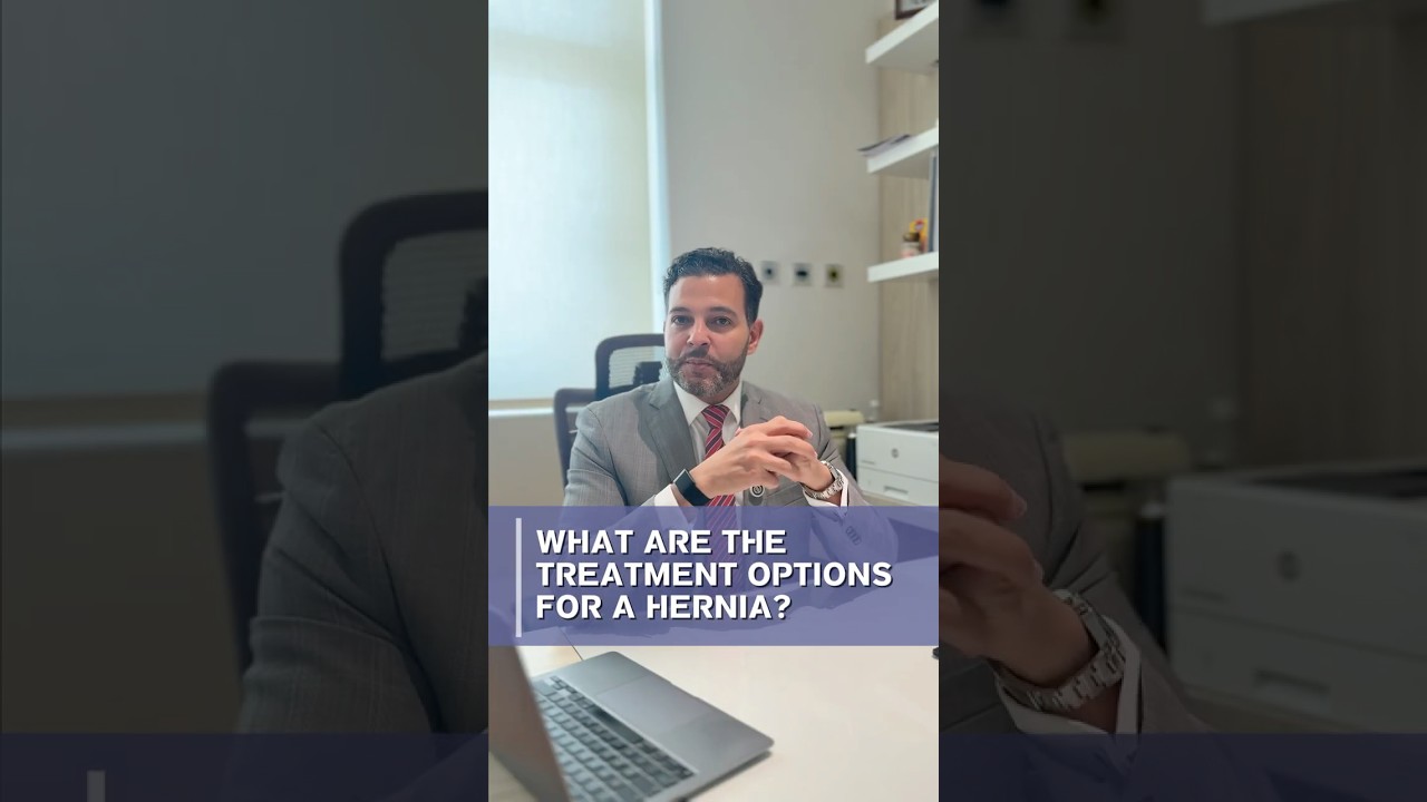 Treatment options for a Hernia? | Hernia Symptoms, Causes in Dubai FAQs #5 | Dr Sherif Awad