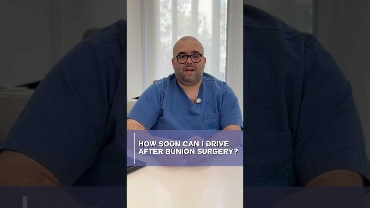 How Soon Can I Drive After Bunion Surgery? Bunion Surgery in Dubai FAQ’s Part 12  Dr. Ibrahim Haidar