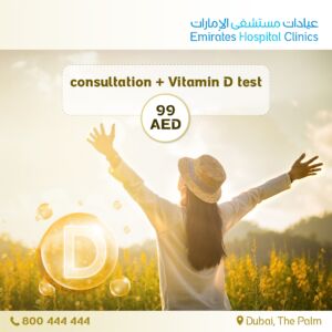 Vitamin D Offer at Emirates Hospital Clinic-The Palm