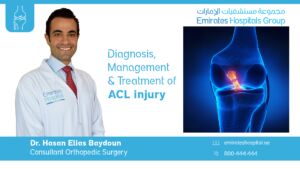 Diagnosis, Management & Treatment of ACL injury | Dr. Hasan Baydoun, Consultant Orthopedic Surgery