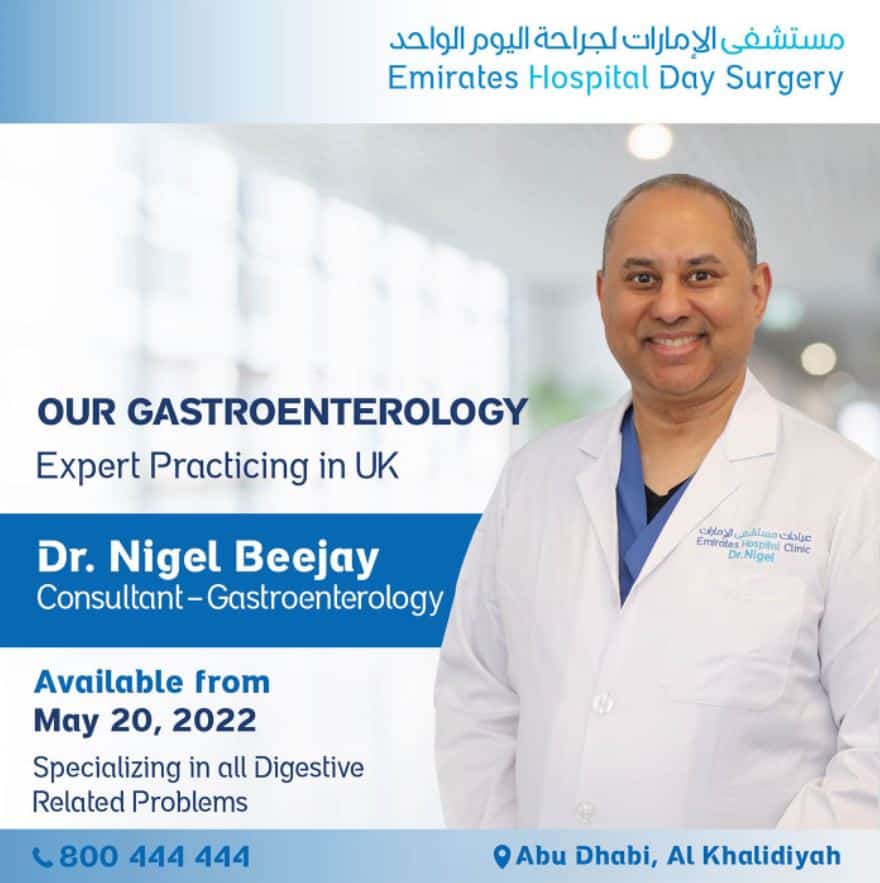 Dr. Nigel Beejay, Consultant Gastroenterologist