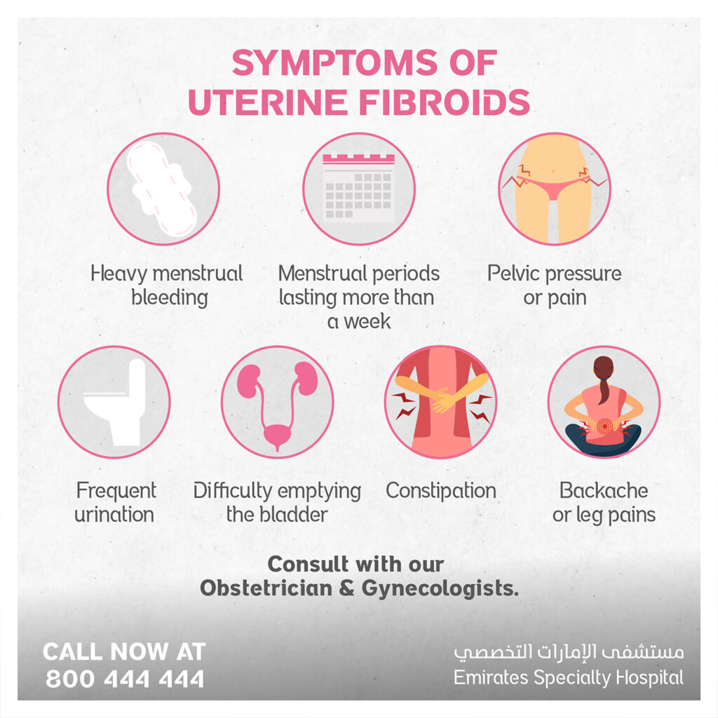 Symptoms Of Uterine Fibroids Emirates Hospitals Group