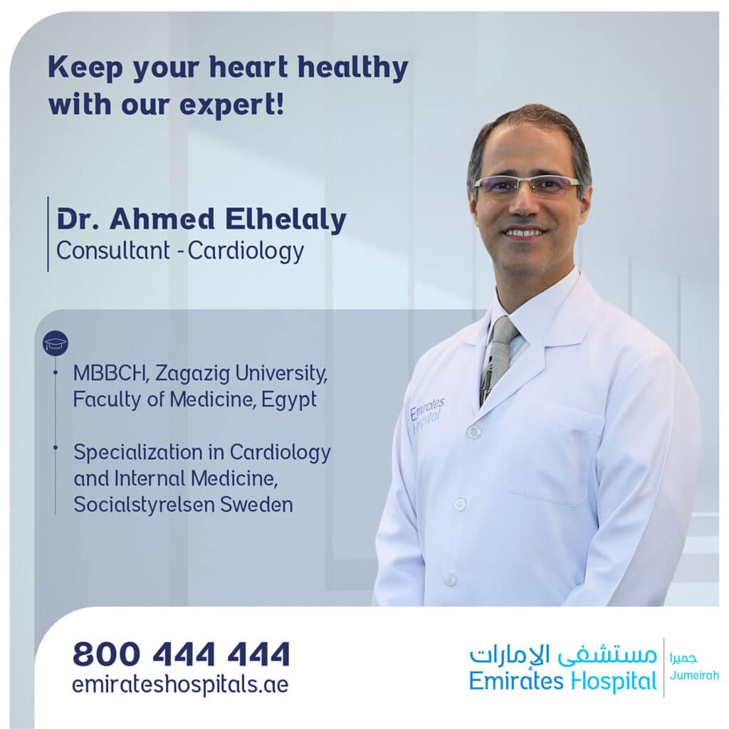 Dr. Ahmed Elhelaly, Consultant – Cardiology joining at Emirates Hospital, Jumeirah