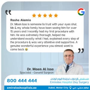 Patients Testimonial - Dr. Maen Al Issa