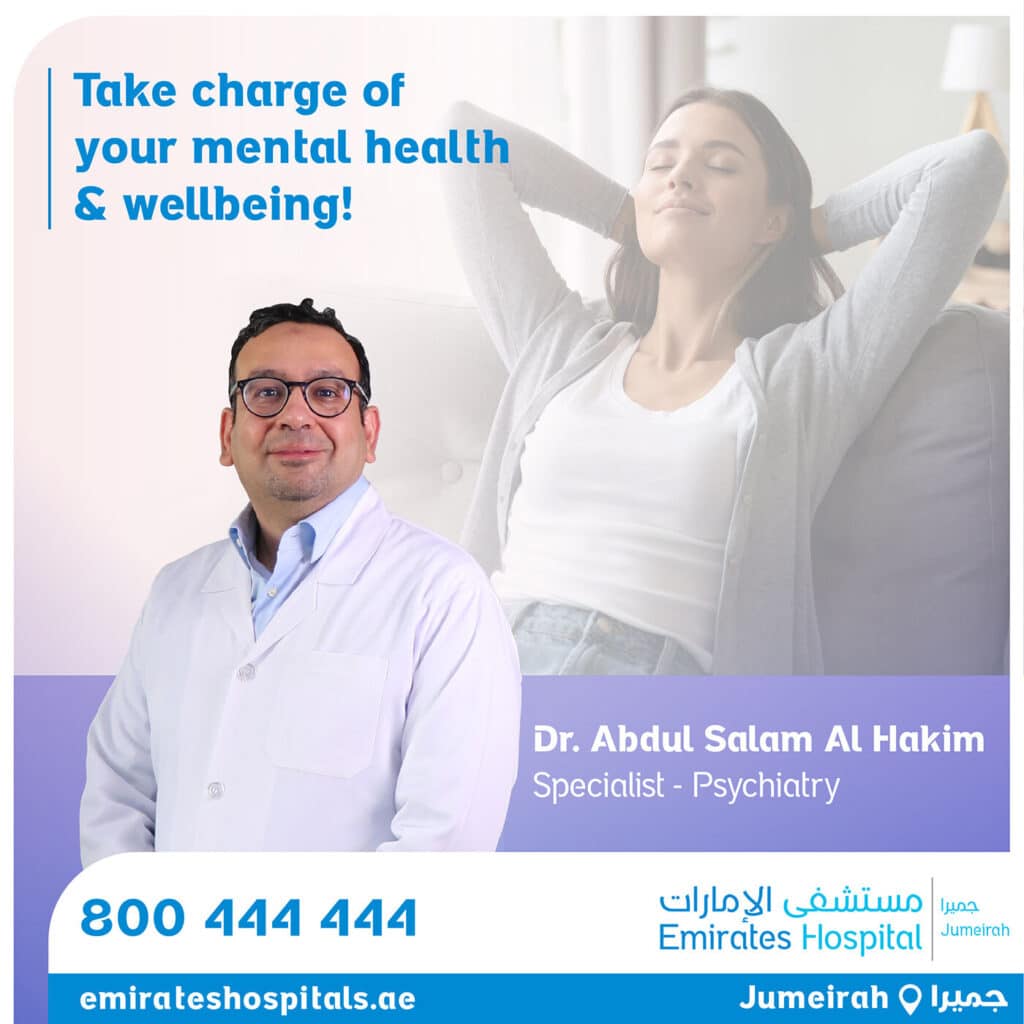 Dr. Abdul Salam Al Hakim, Specialist – Psychiatry Joined Emirates Hospital, Jumeirah
