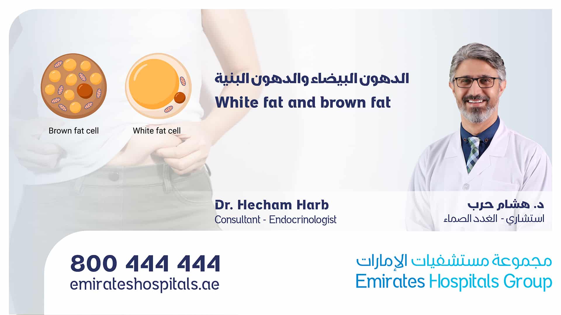 White fat and brown fat - Dr. Hecham Harb Consultant Endocrinologist