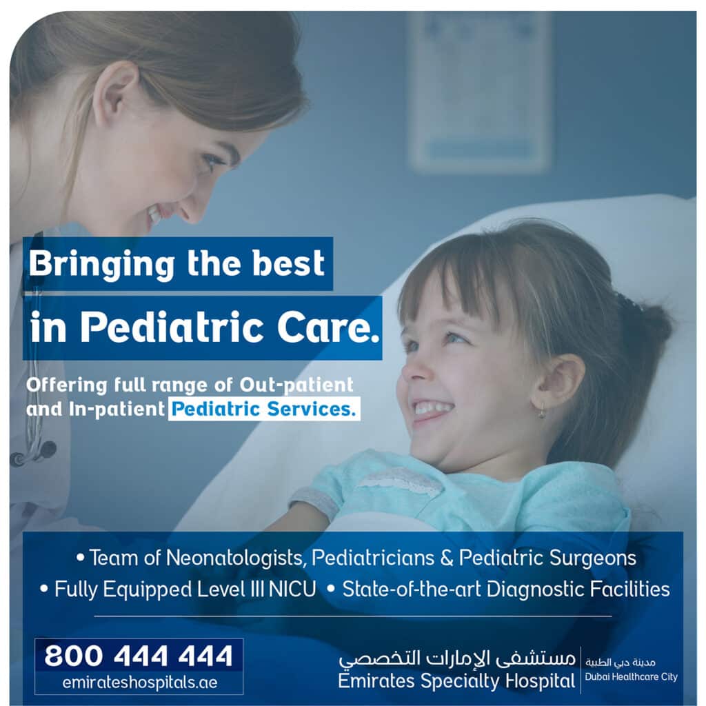 Best Pediatric Care in UAE – Emirates Specialty Hospital, Dubai Healthcare City