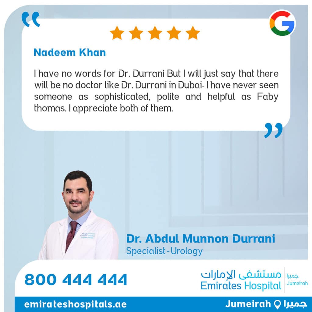 Patients Testimonials – Dr. Abdul Munnon Durrani